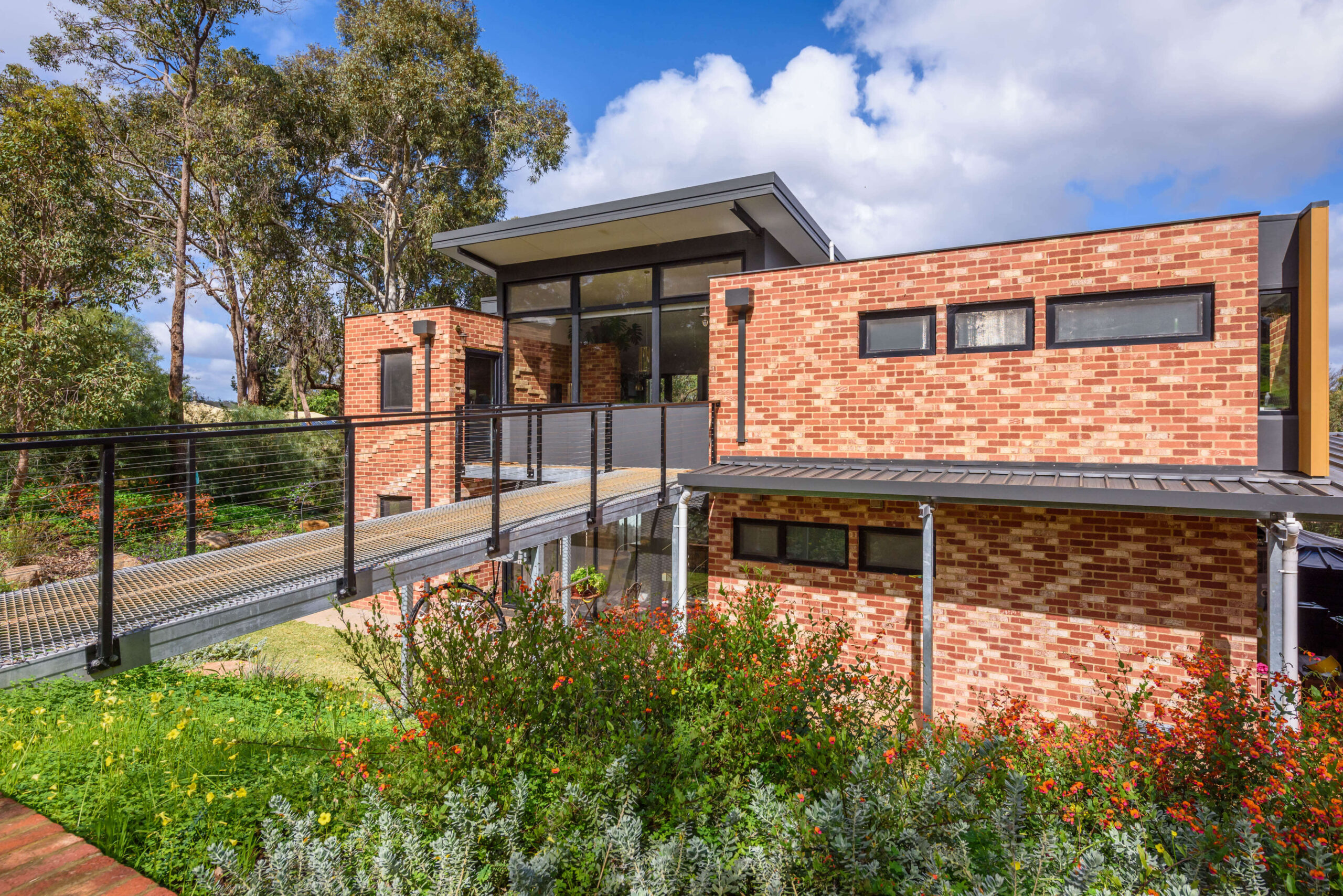 Modern Perth home with large glazed windows